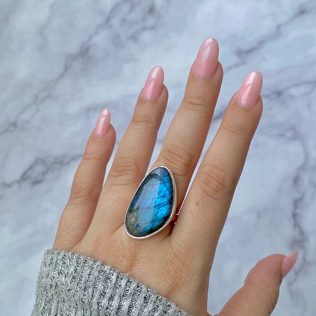 Labrodite Rings Buy Labradorite Rings Online | Sterling Silver Labradorite Rings For ...