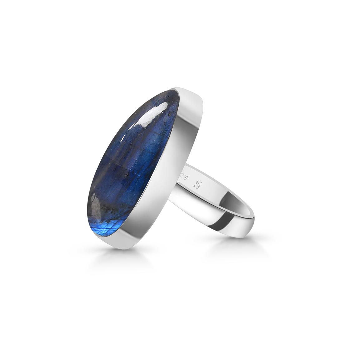Labradorite Adjustable Ring-(LBD-R-24.)