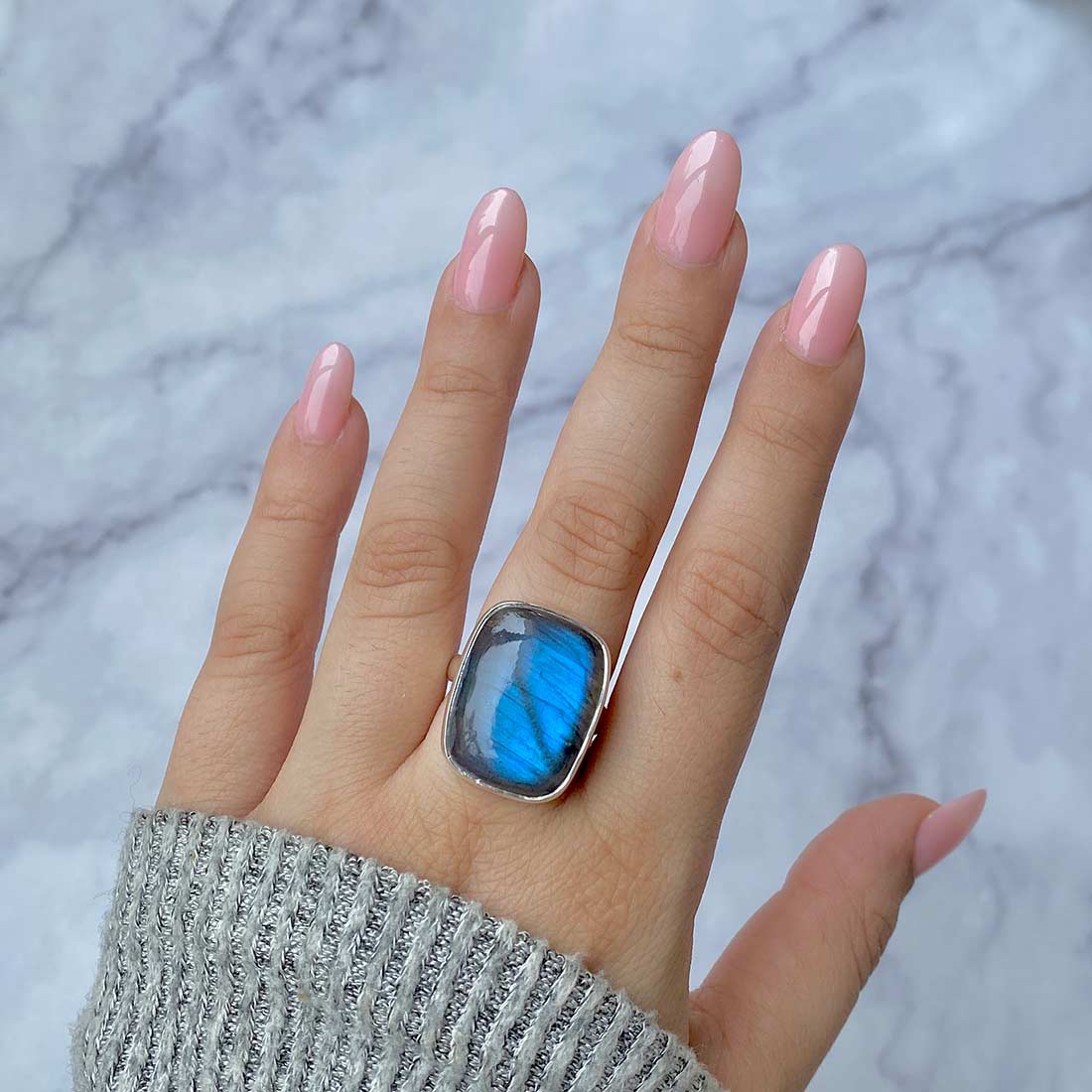 Bague Labradorite – Clairvoyance Bague Labradorite – Clairvoyance