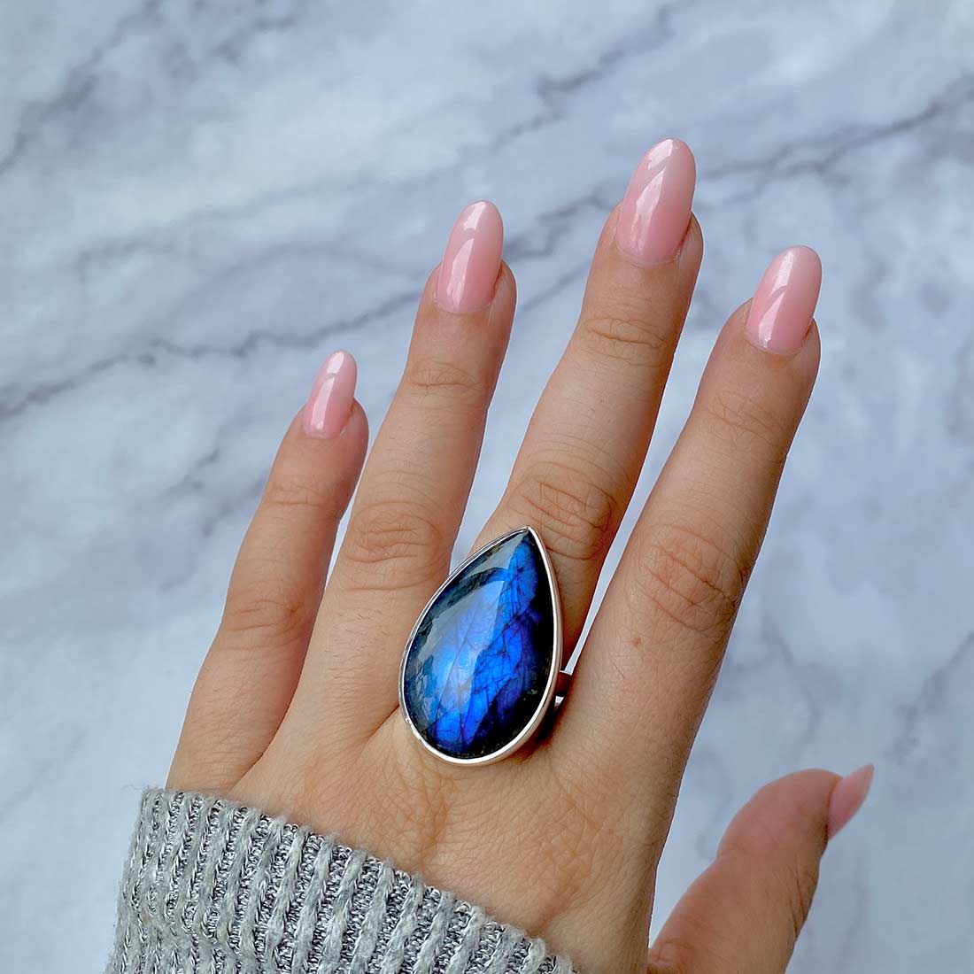 Labrodite Rings Buy Labradorite Rings Online | Sterling Silver Labradorite Rings For ...