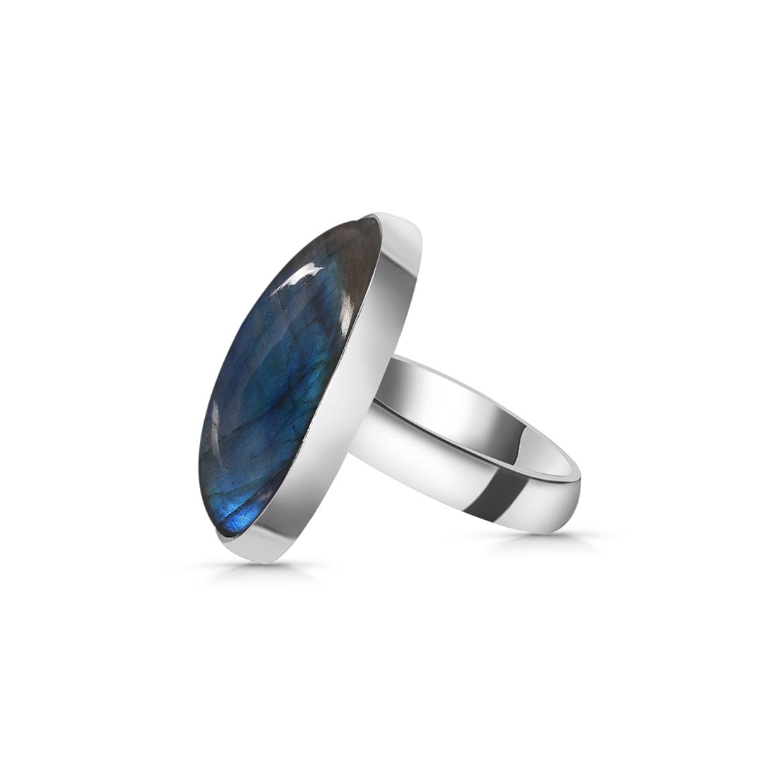 Labradorite Adjustable Ring-(LBD-R-4.)