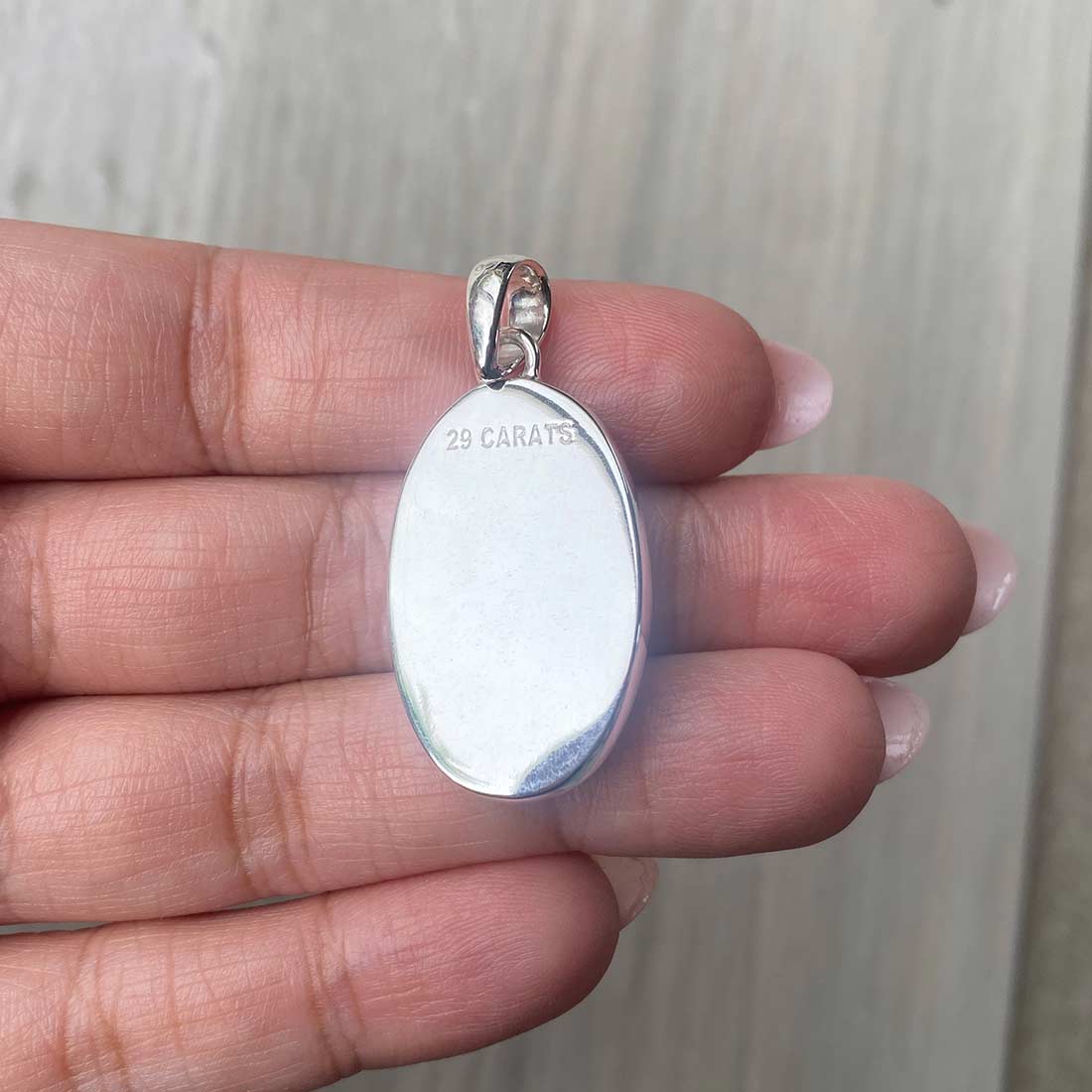 Larimar Pendant-(LBS-P-2.)