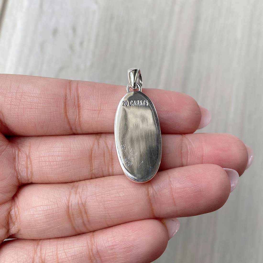 Larimar Pendant-(LBS-P-21.)