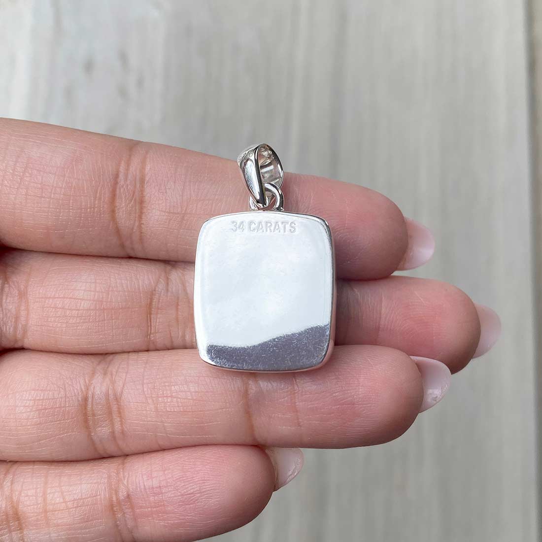 Larimar Pendant-(LBS-P-32.)