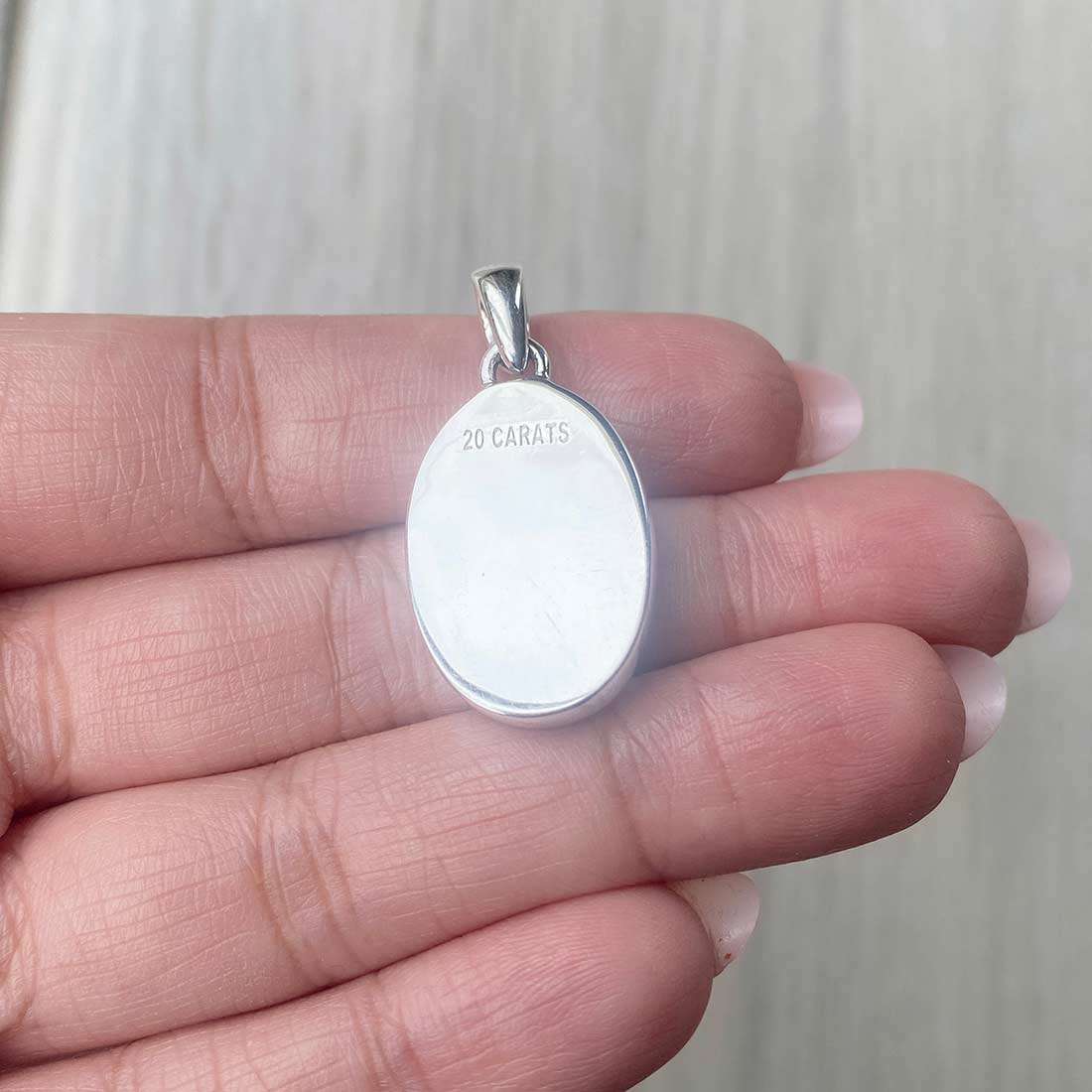 Larimar Pendant-(LBS-P-51.)