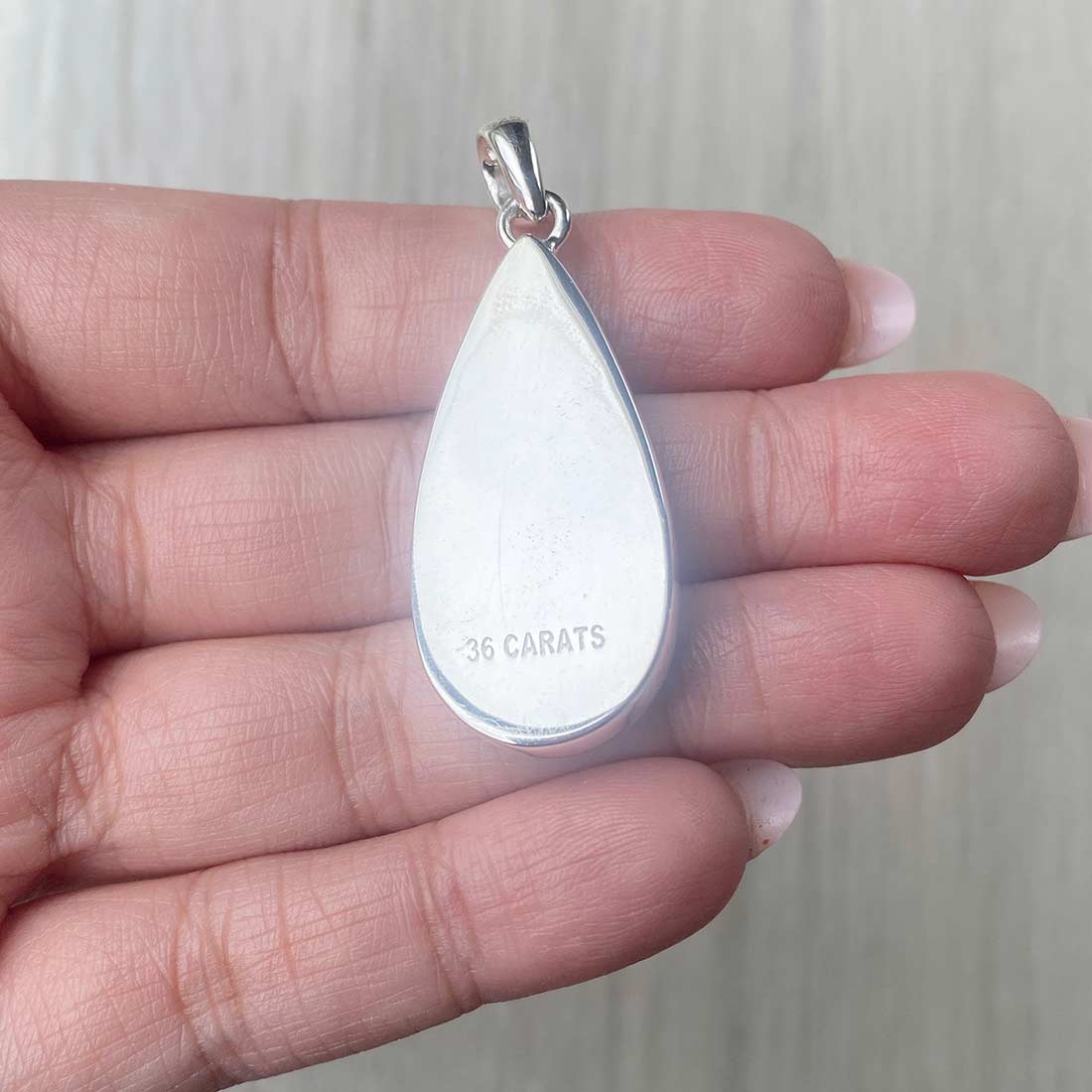 Larimar Pendant-(LBS-P-52.)