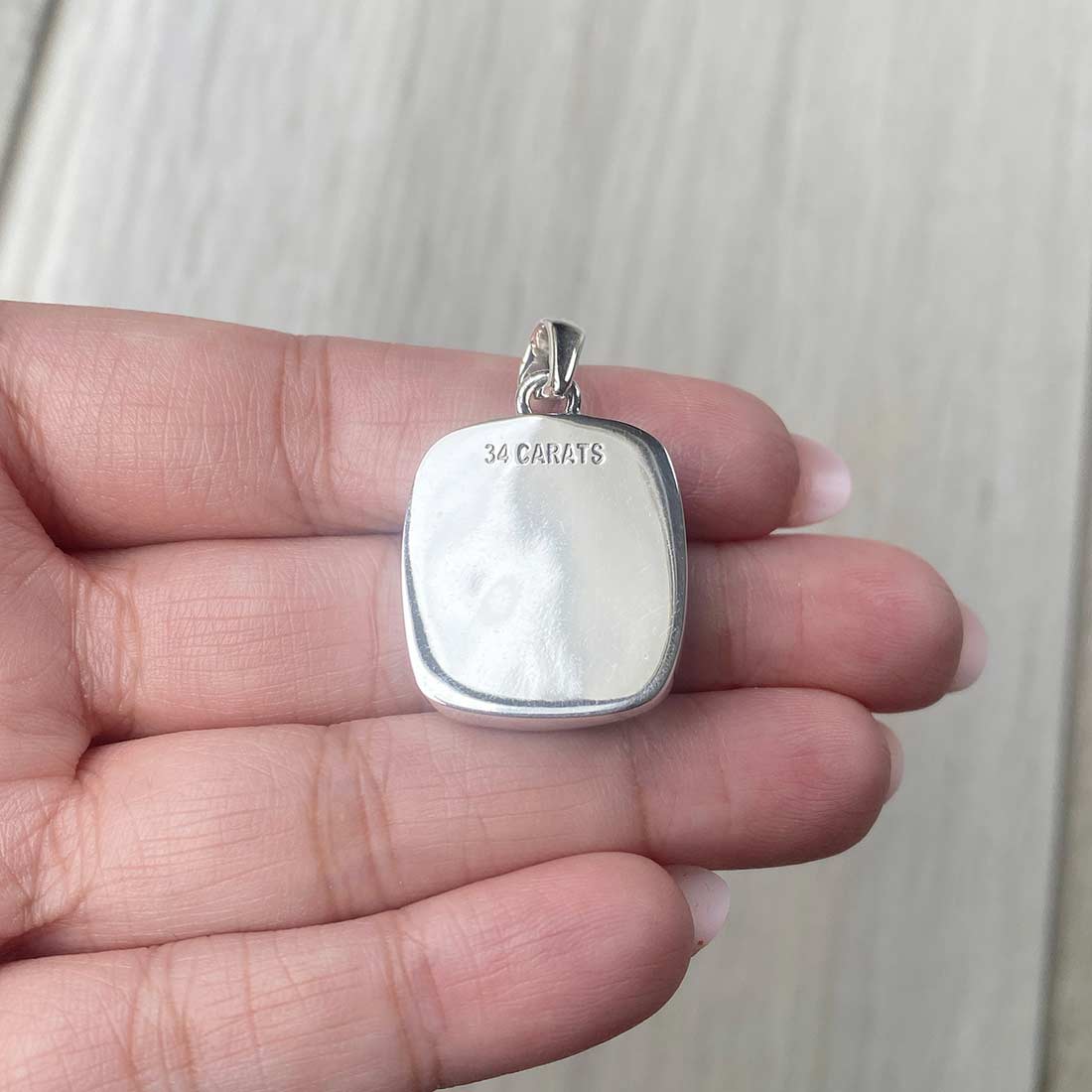 Larimar Pendant-(LBS-P-57.)