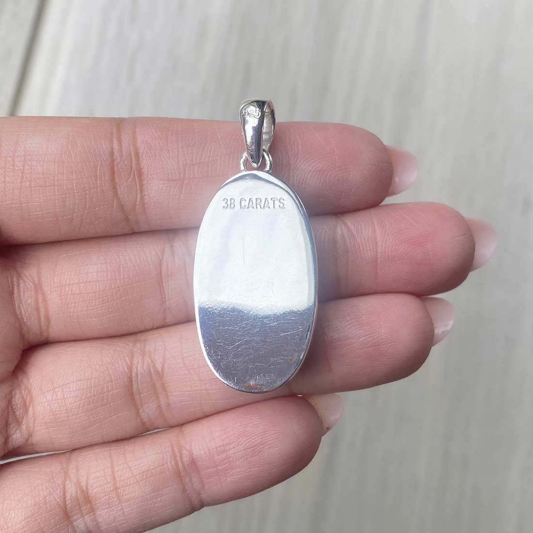 Larimar Pendant-(LBS-P-64.)