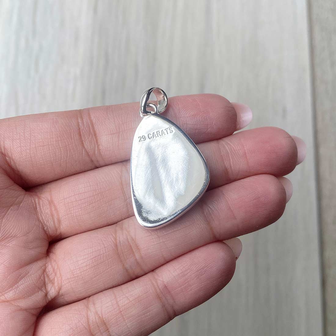 Larimar Pendant-(LBS-P-66.)