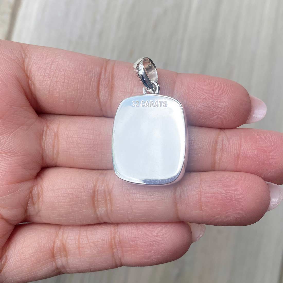 Larimar Pendant-(LBS-P-8.)