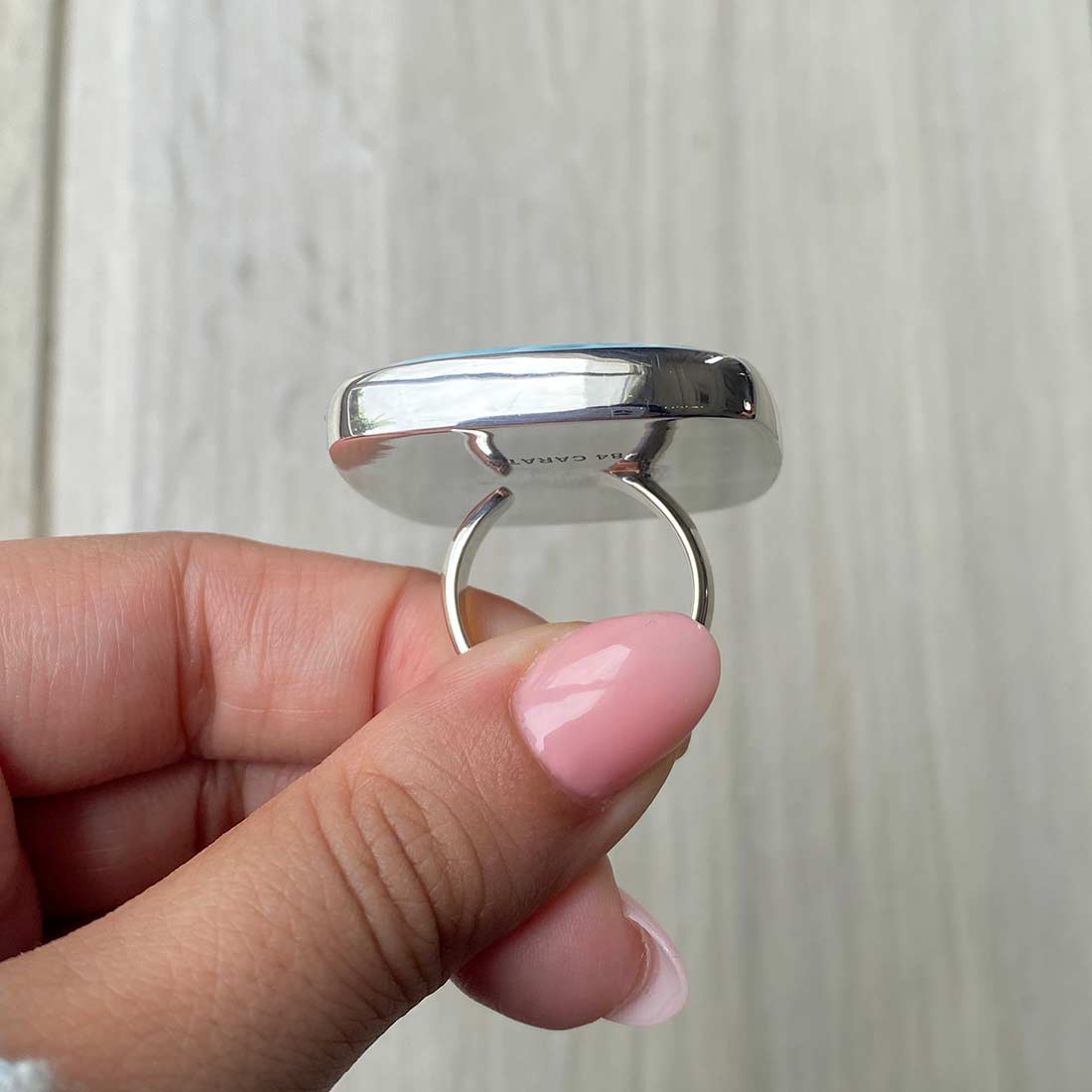 Larimar Adjustable Ring-(LBS-R-1.)