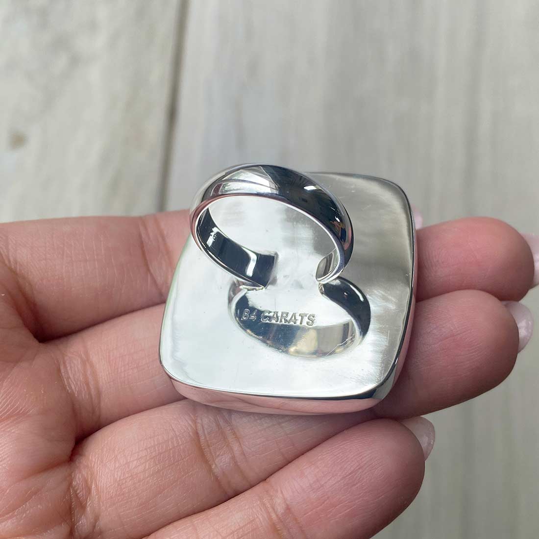 Larimar Adjustable Ring-(LBS-R-1.)