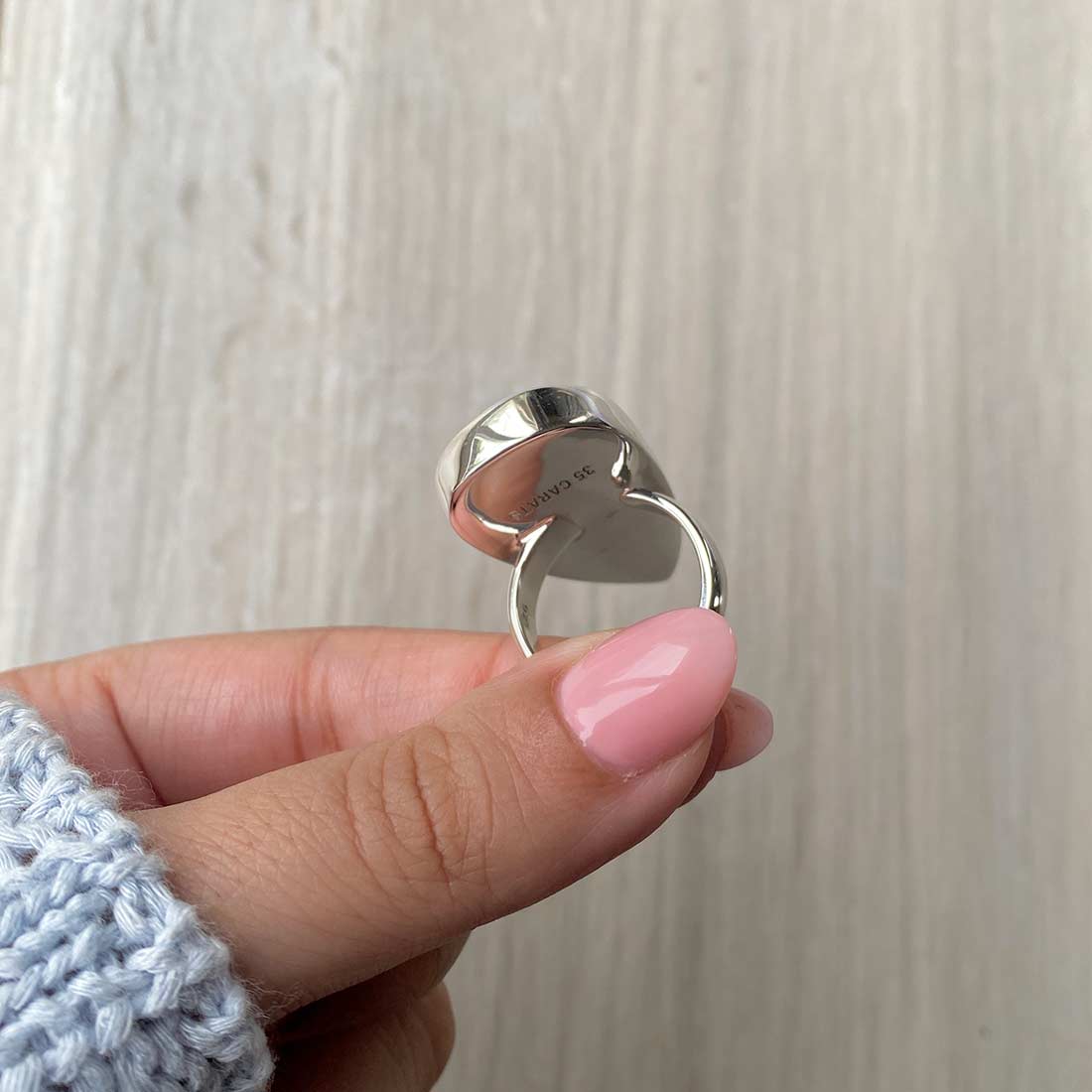 Larimar Adjustable Ring-(LBS-R-10.)