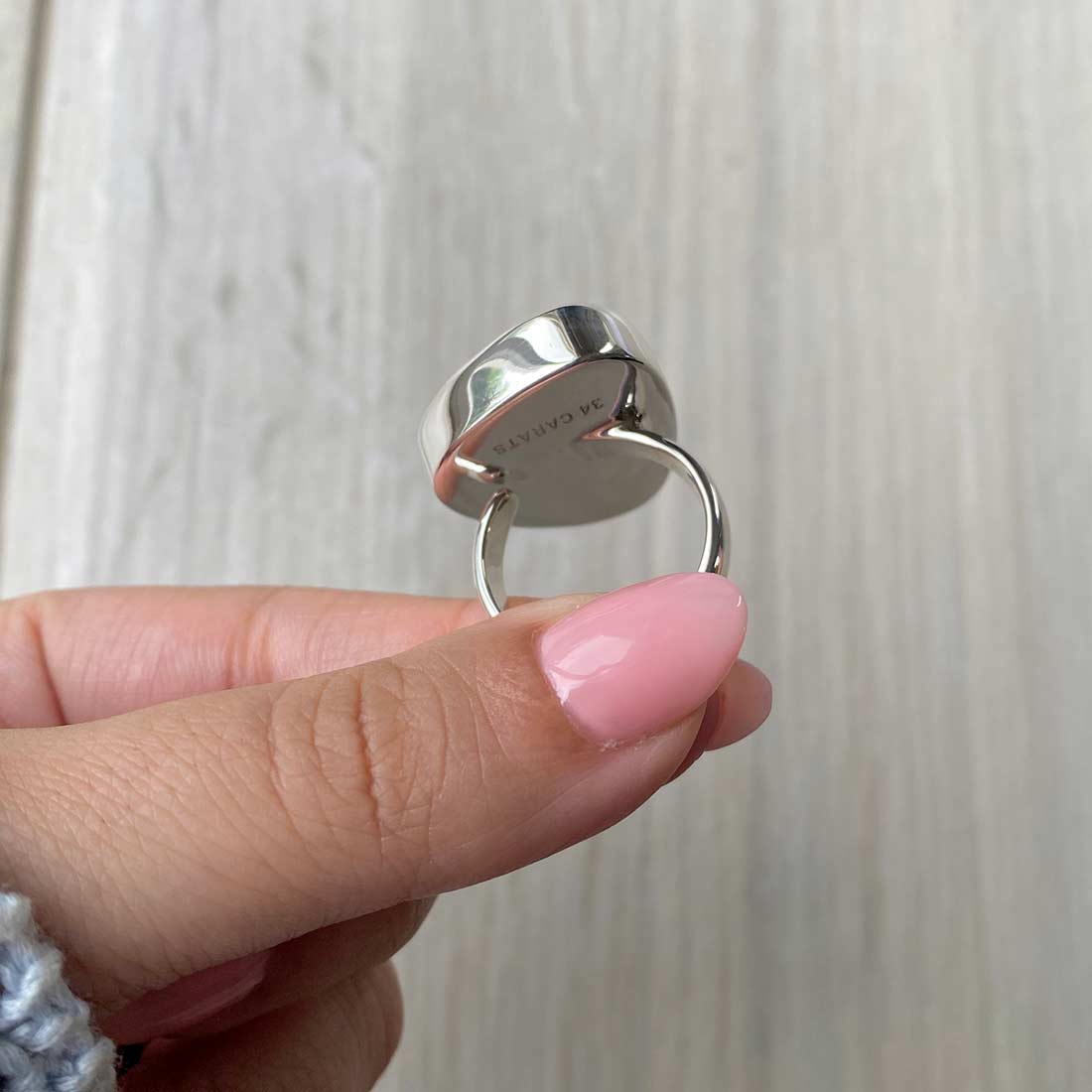 Larimar Adjustable Ring-(LBS-R-11.)