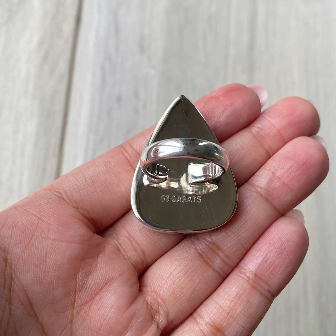 Larimar Adjustable Ring-(LBS-R-13.)