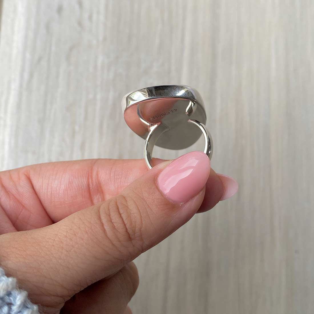 Larimar Adjustable Ring-(LBS-R-14.)