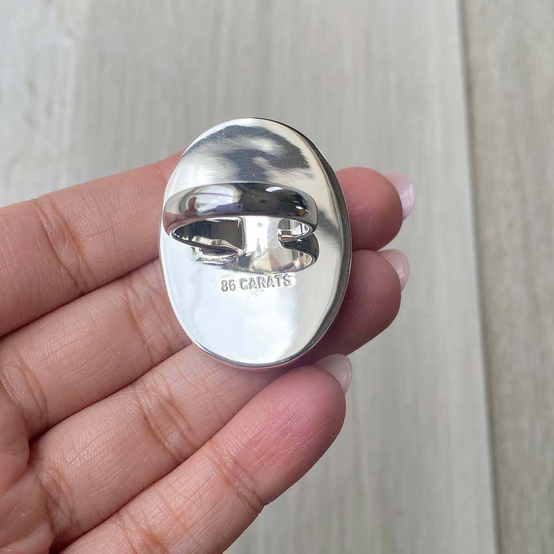 Larimar Adjustable Ring-(LBS-R-18.)