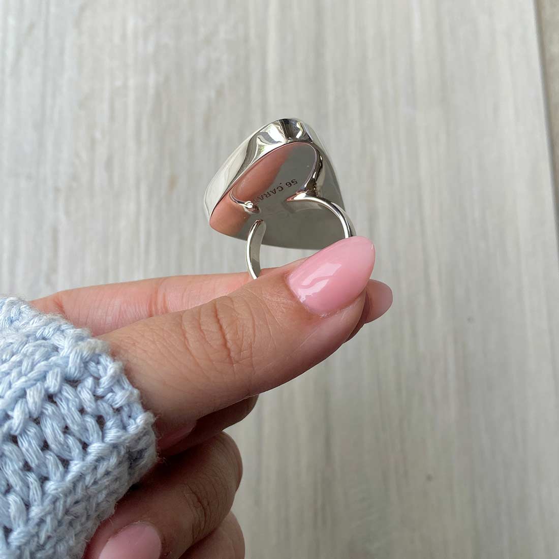 Larimar Adjustable Ring-(LBS-R-19.)