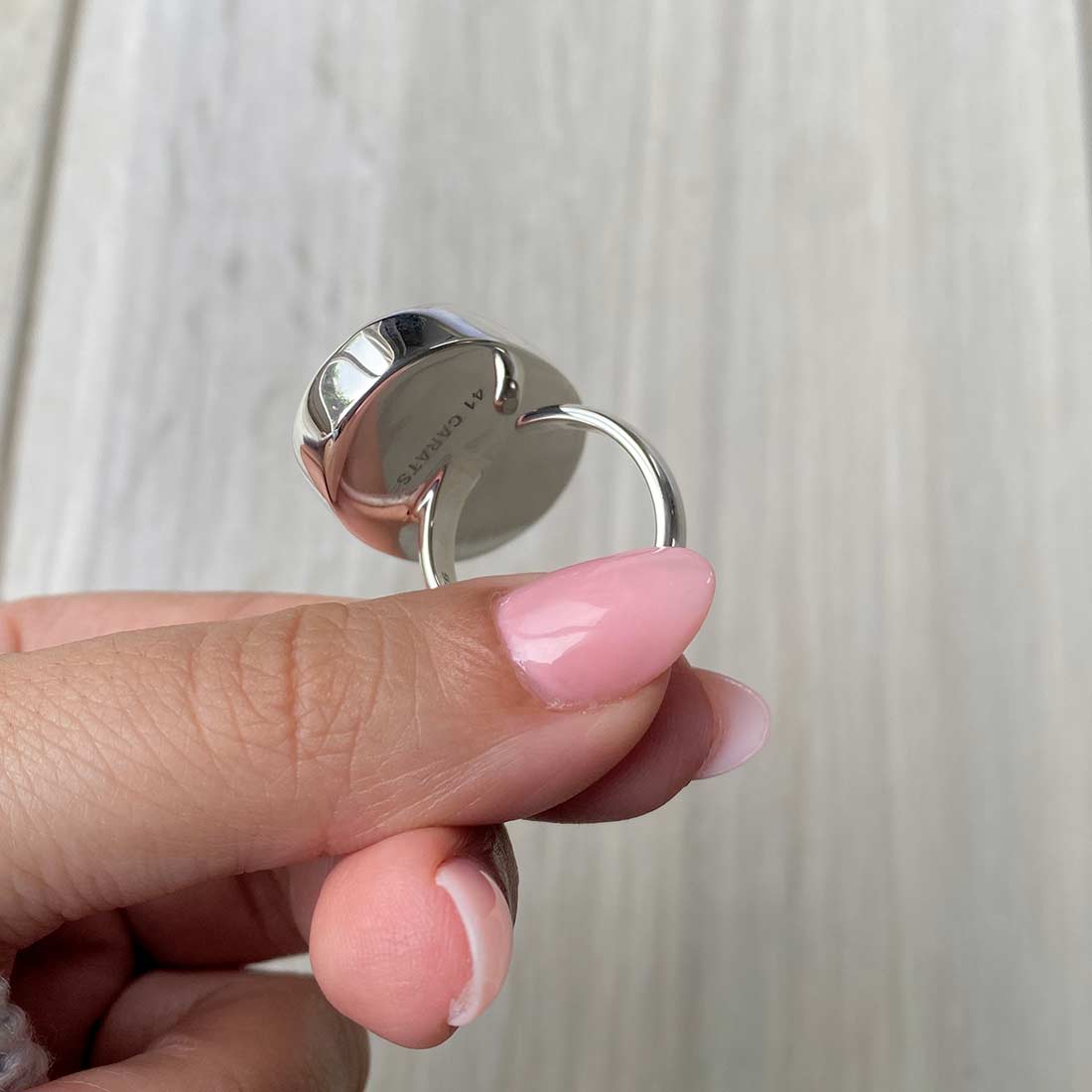 Larimar Adjustable Ring-(LBS-R-32.)