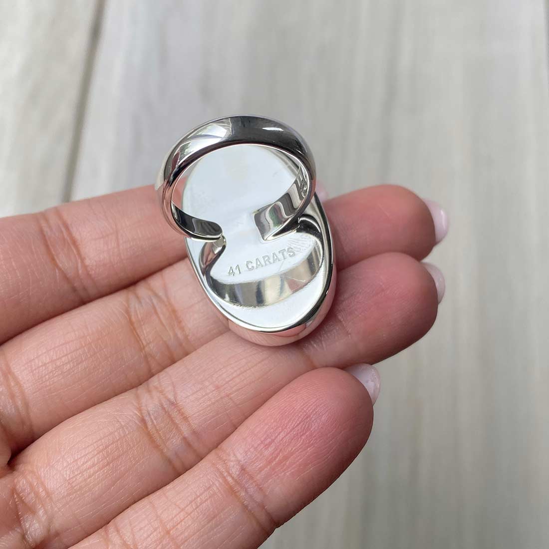 Larimar Adjustable Ring-(LBS-R-32.)