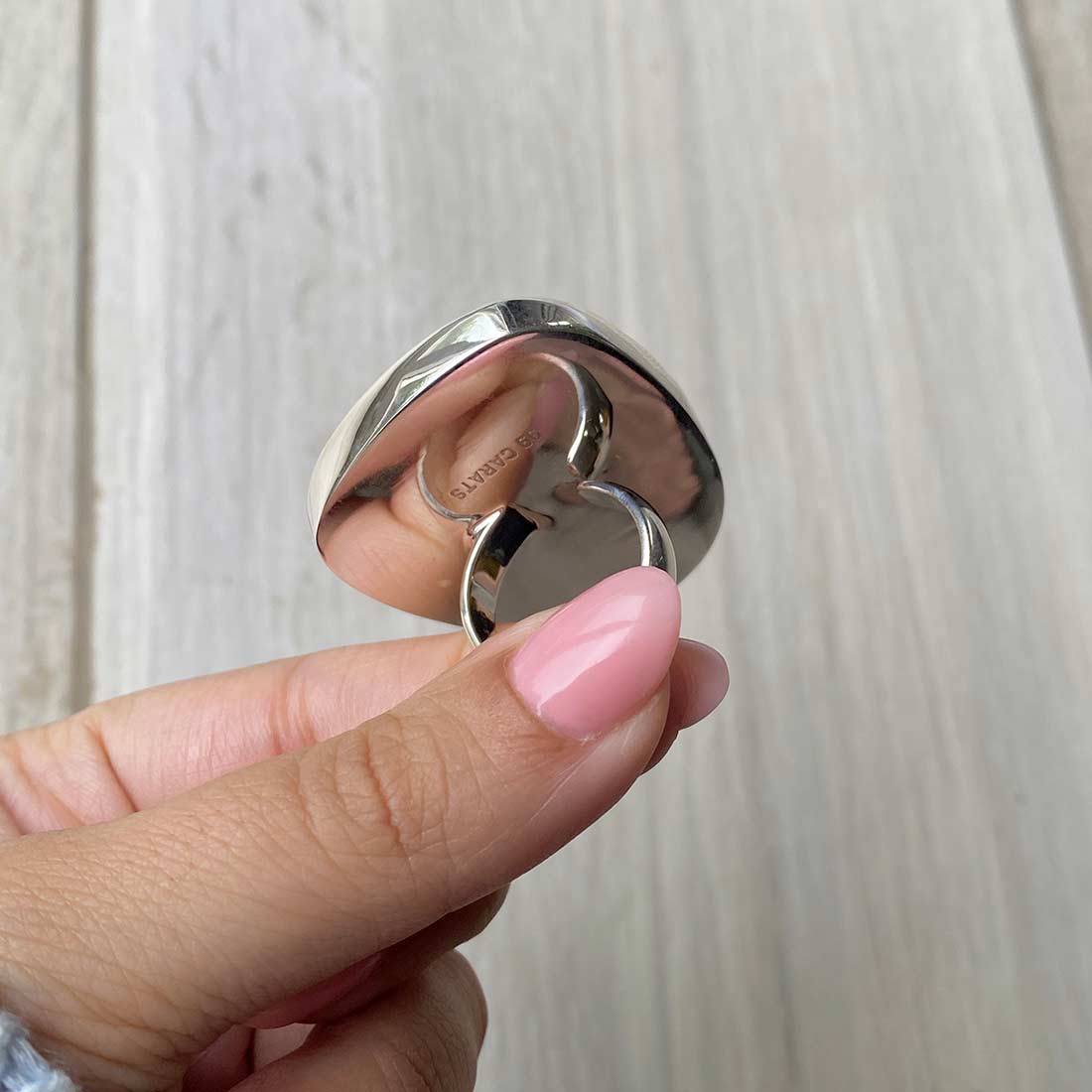 Larimar Adjustable Ring-(LBS-R-33.)