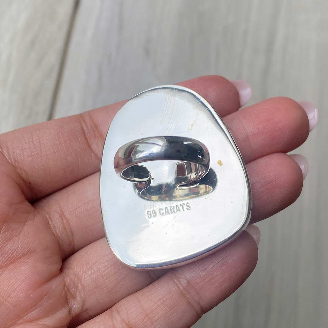 Larimar Adjustable Ring-(LBS-R-33.)