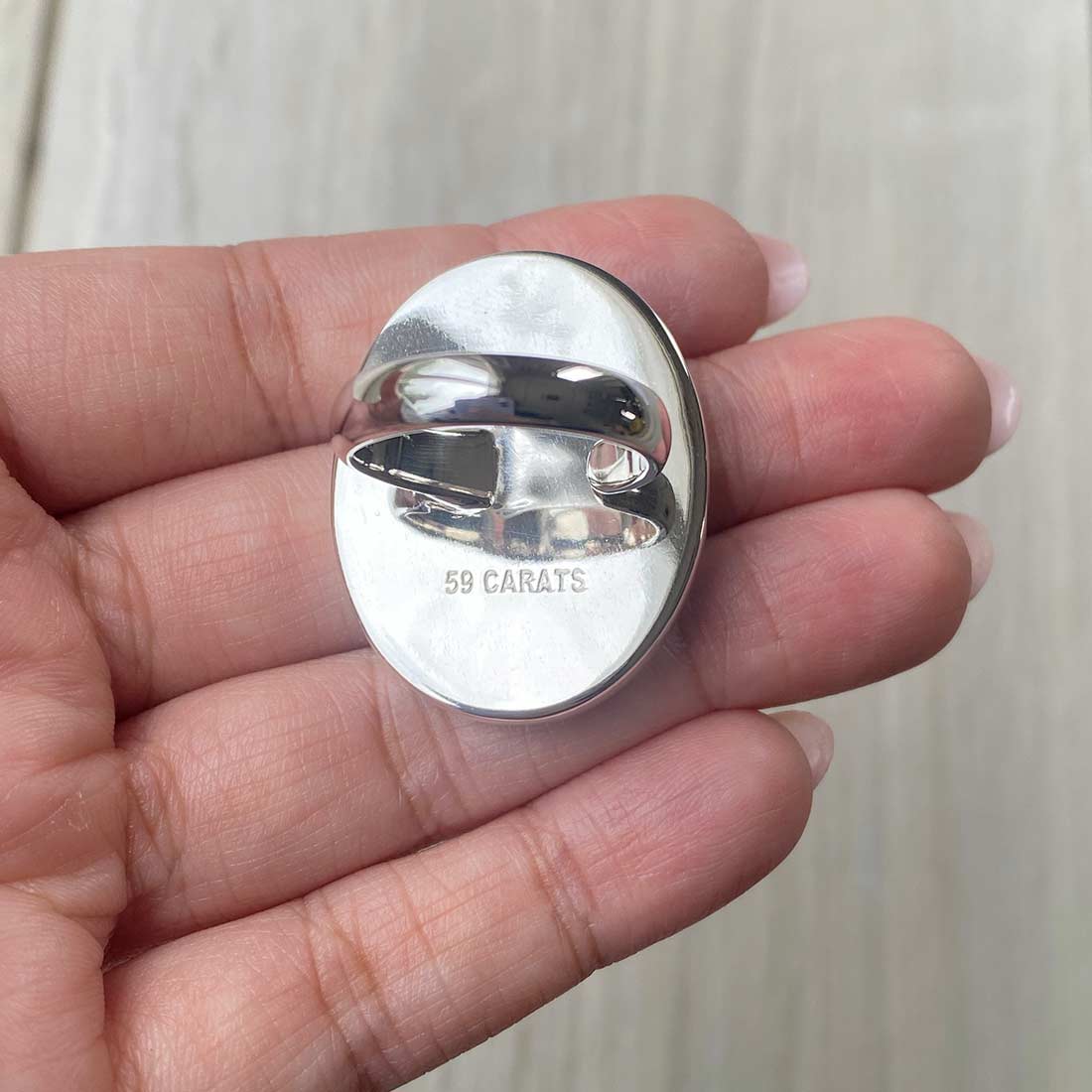 Larimar Adjustable Ring-(LBS-R-34.)