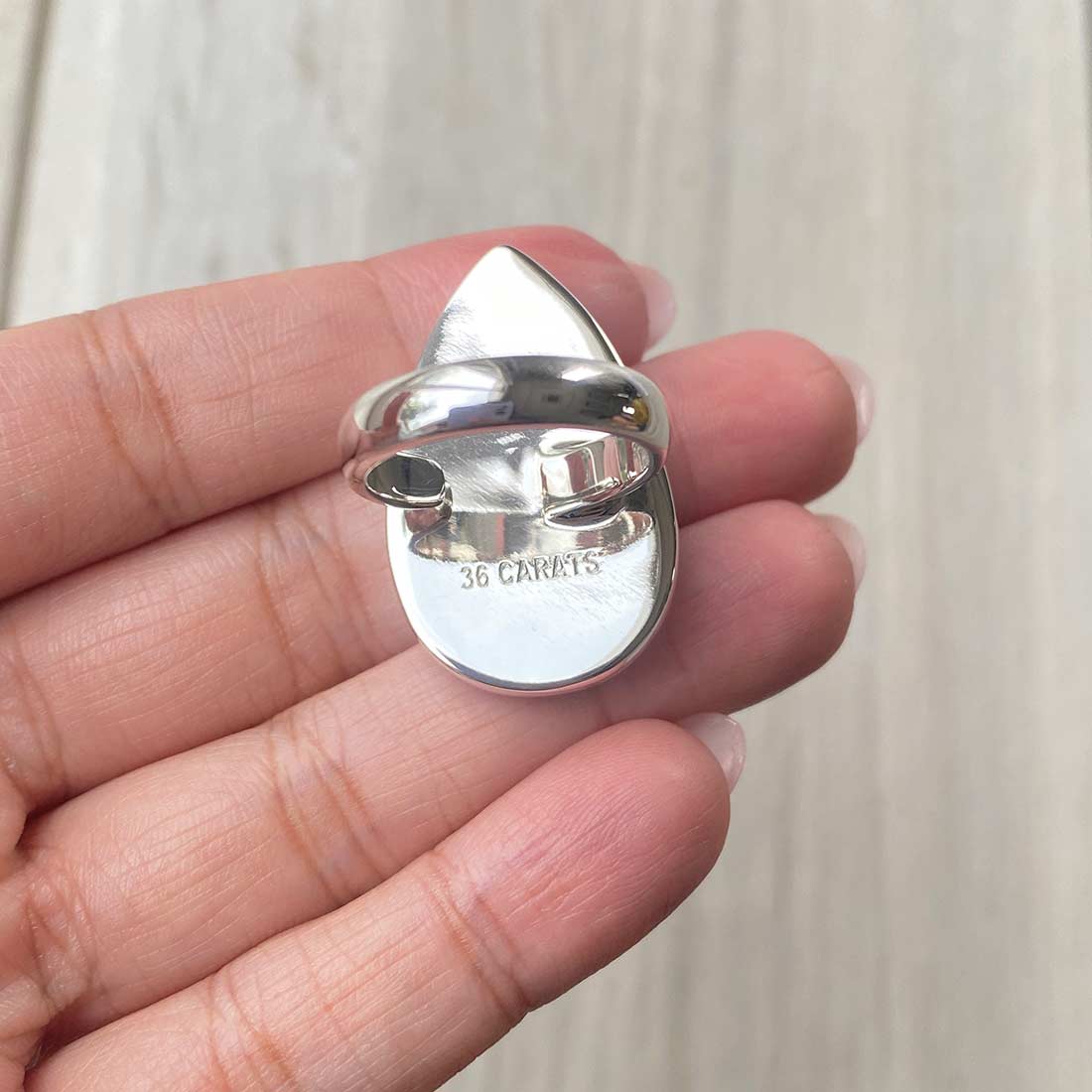 Larimar Adjustable Ring-(LBS-R-38.)