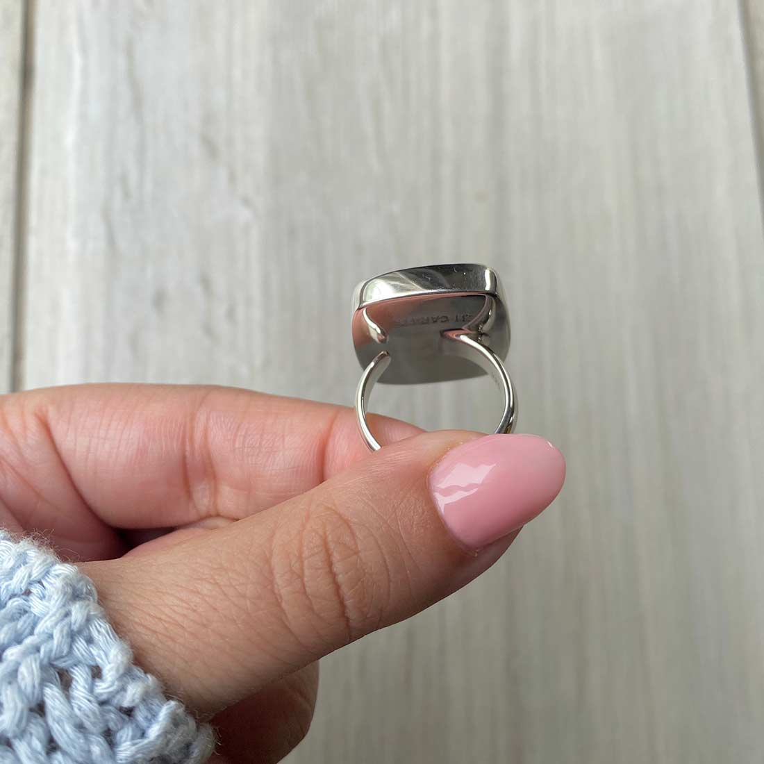 Larimar Adjustable Ring-(LBS-R-4.)