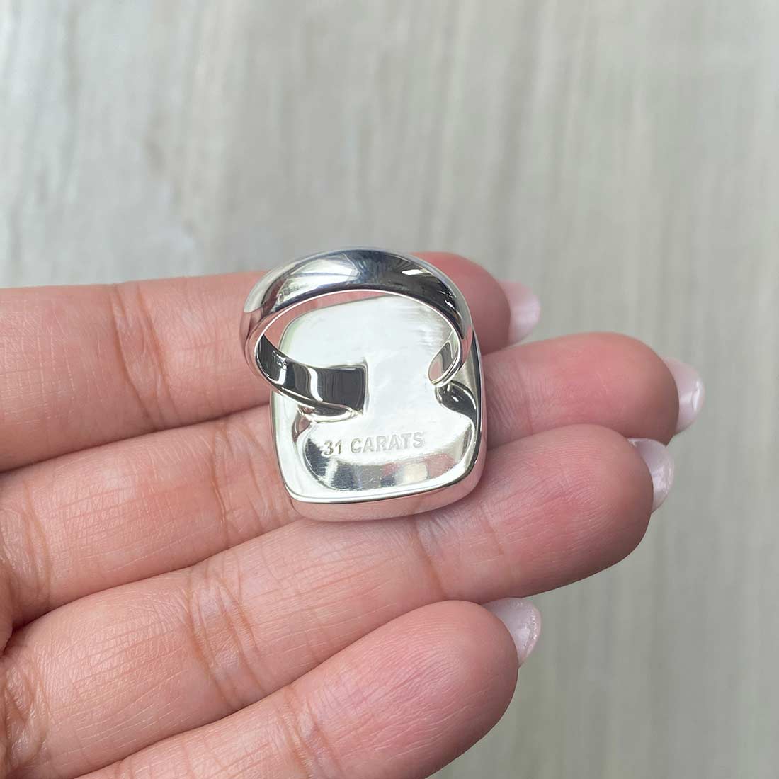 Larimar Adjustable Ring-(LBS-R-4.)