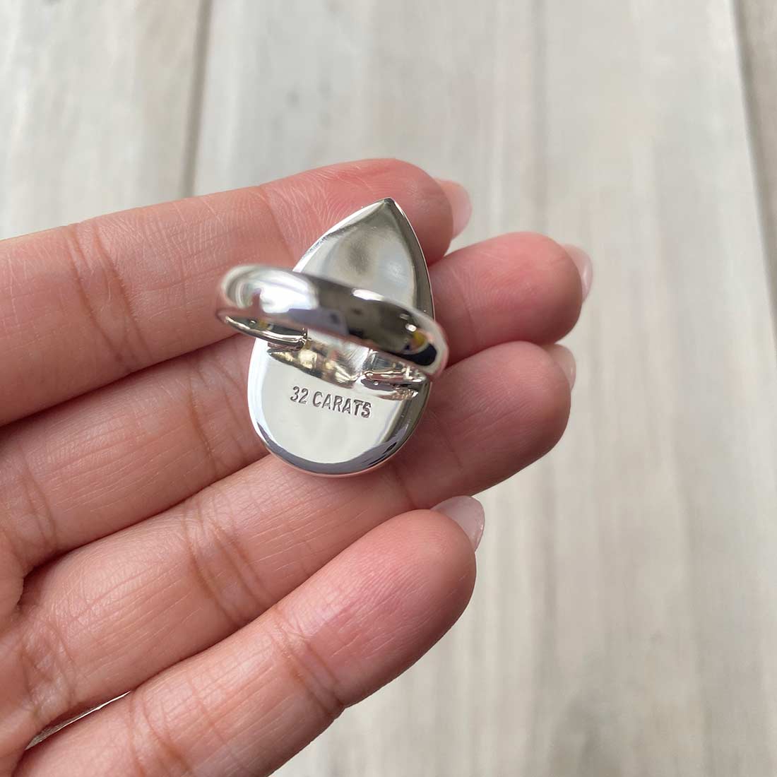 Larimar Adjustable Ring-(LBS-R-40.)