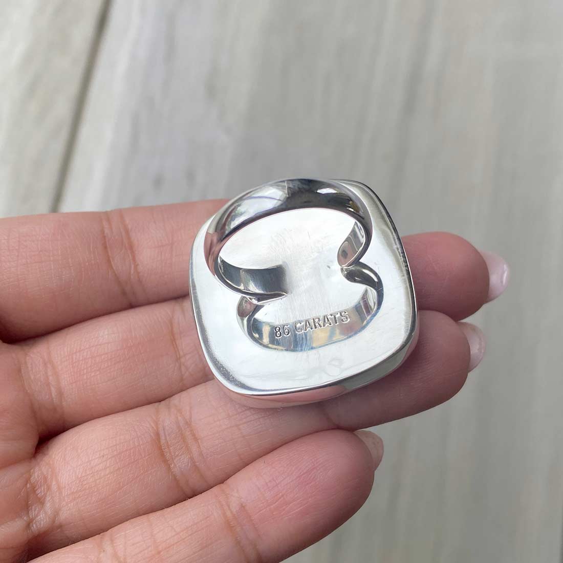 Larimar Adjustable Ring-(LBS-R-45.)