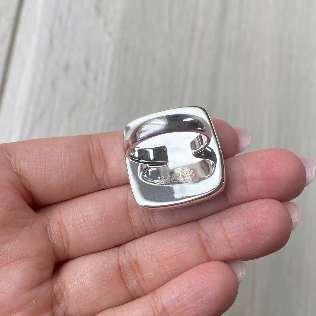 Larimar Adjustable Ring-(LBS-R-46.)