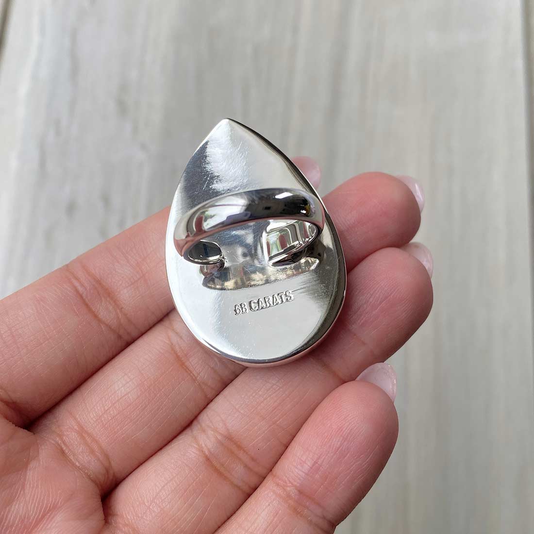 Larimar Adjustable Ring-(LBS-R-54.)