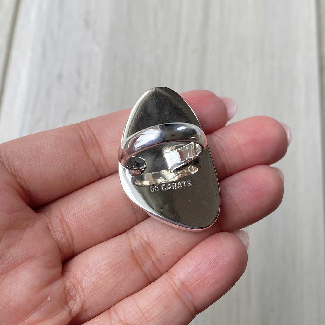 Larimar Adjustable Ring-(LBS-R-55.)