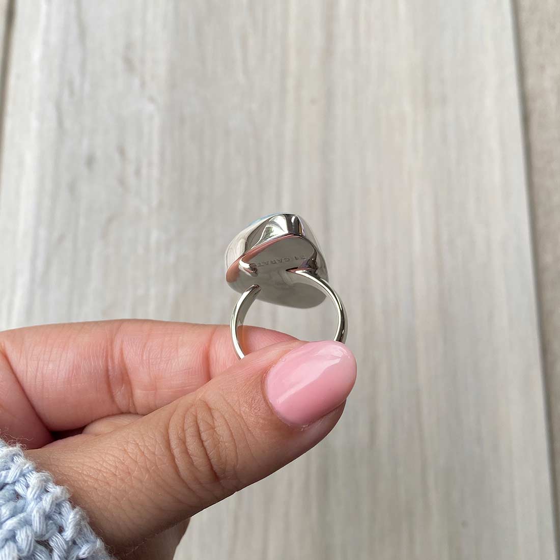 Larimar Adjustable Ring-(LBS-R-57.)