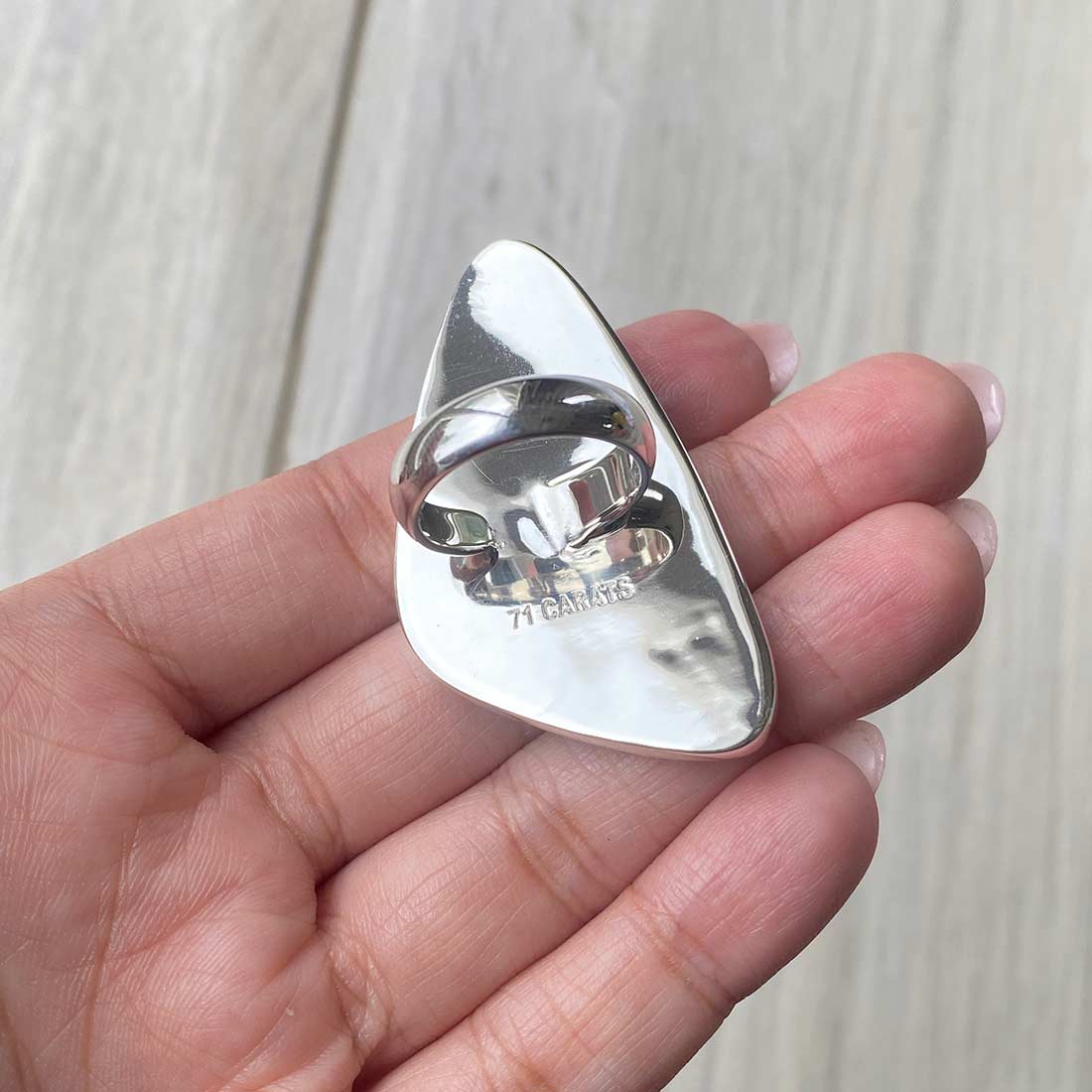 Larimar Adjustable Ring-(LBS-R-58.)