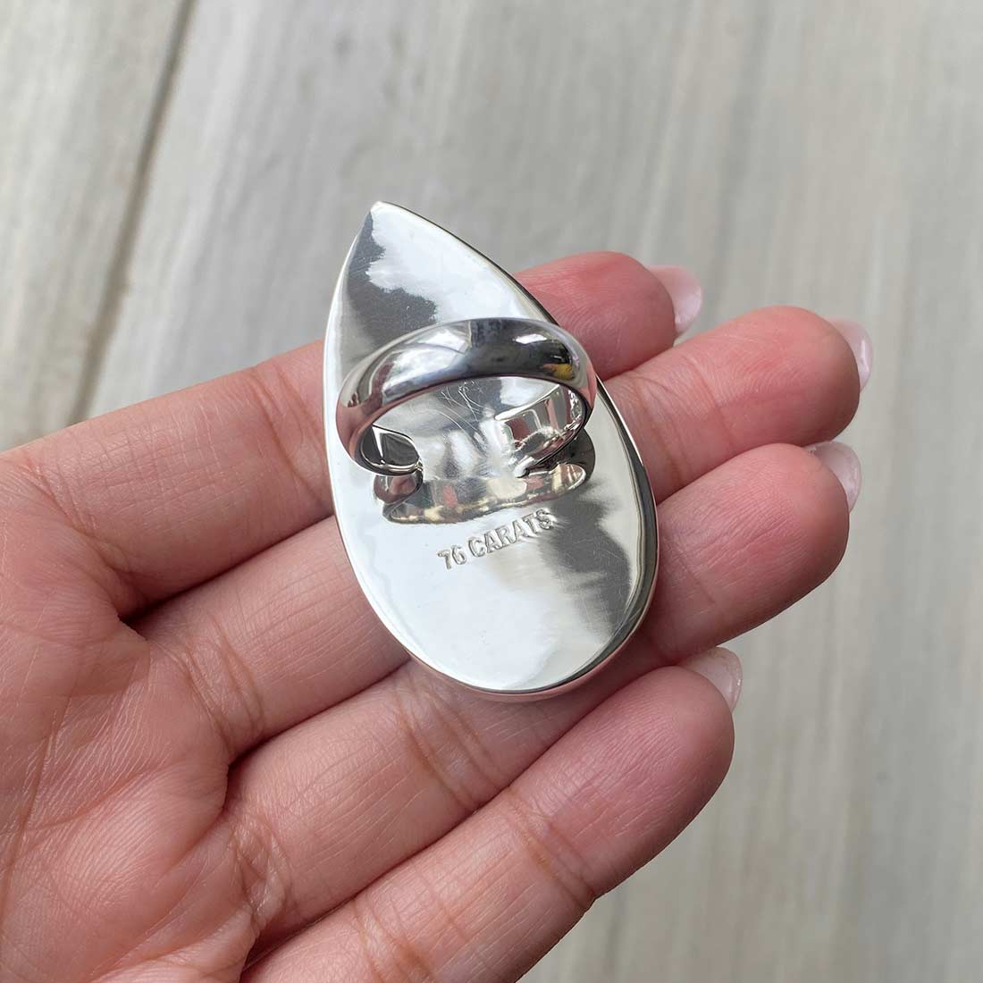 Larimar Adjustable Ring-(LBS-R-64.)