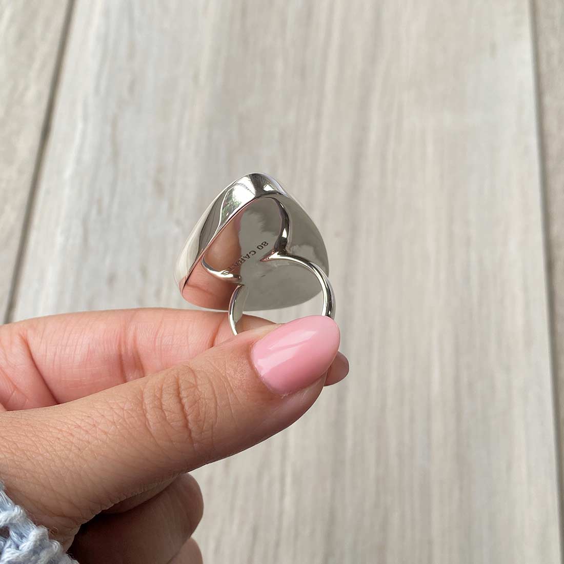 Larimar Adjustable Ring-(LBS-R-66.)