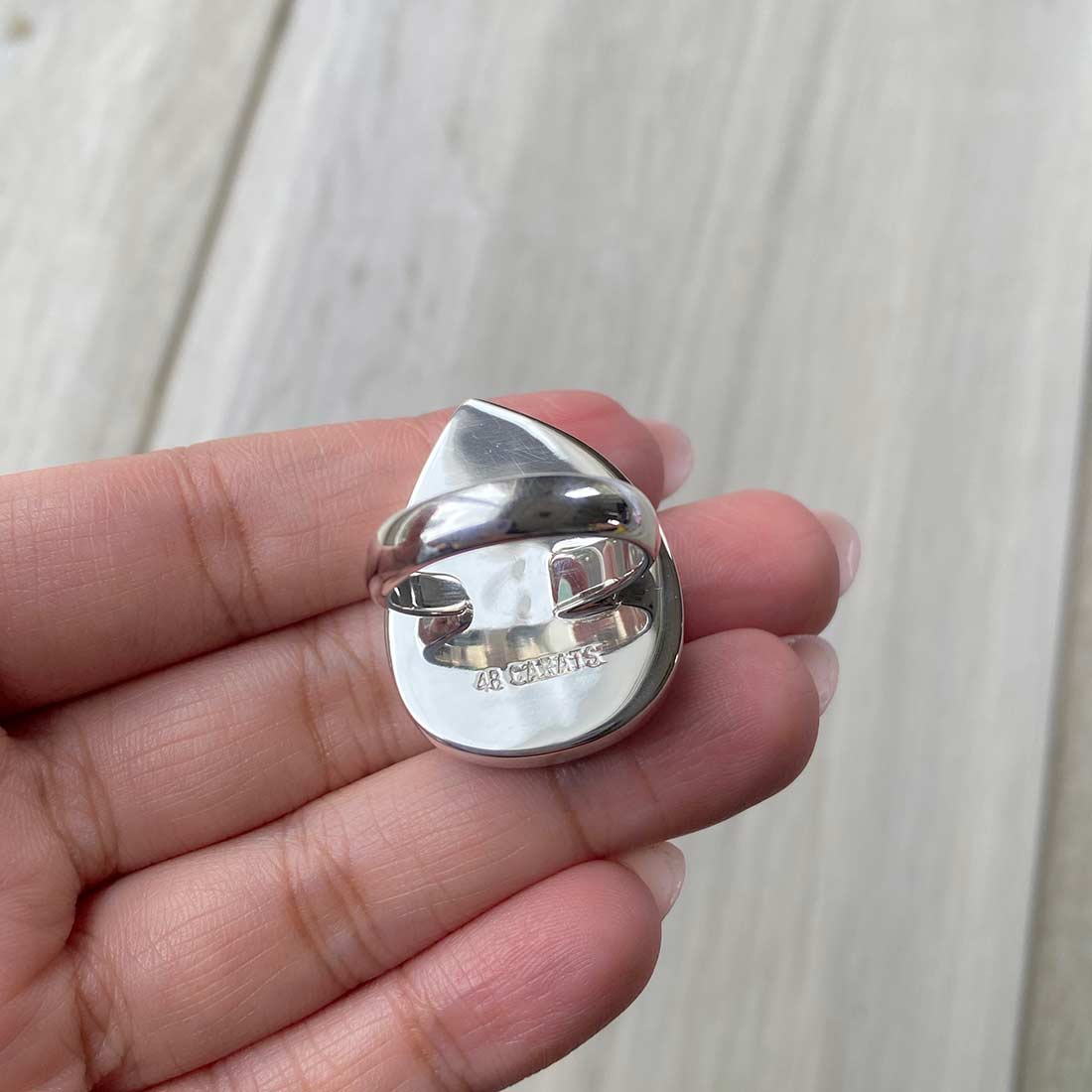 Larimar Adjustable Ring-(LBS-R-68.)