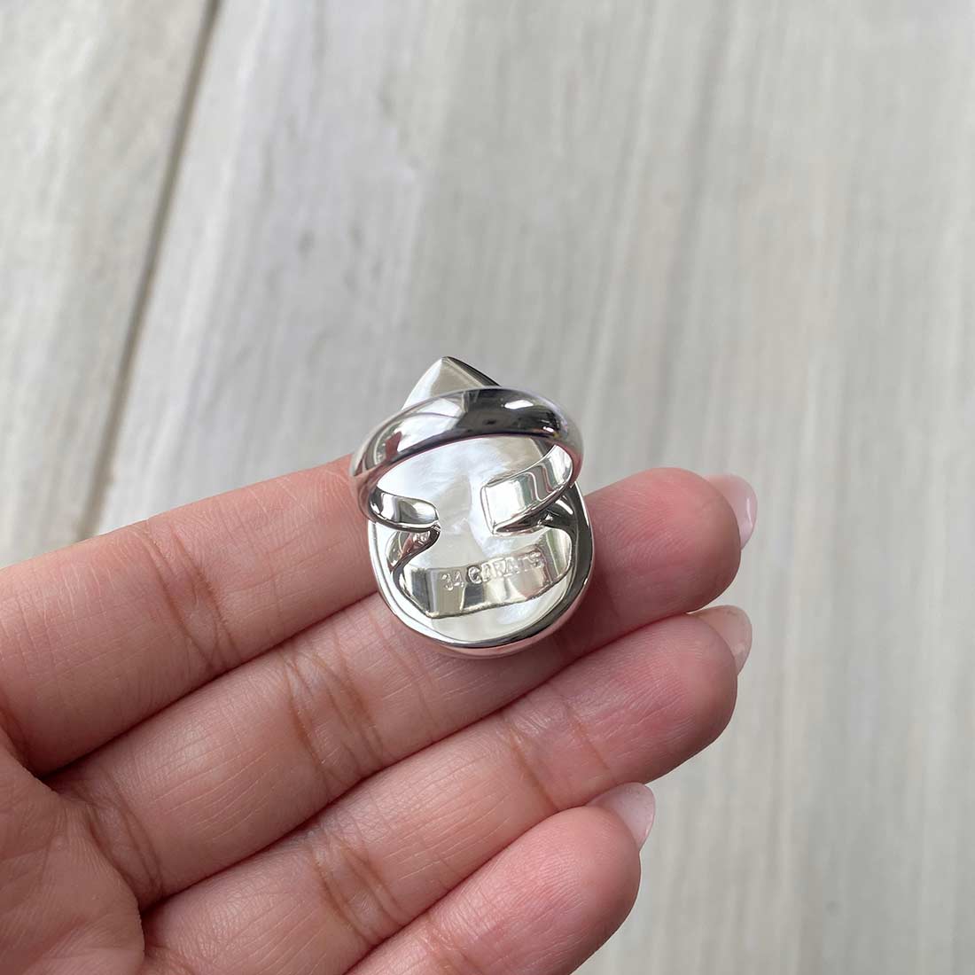 Larimar Adjustable Ring-(LBS-R-69.)