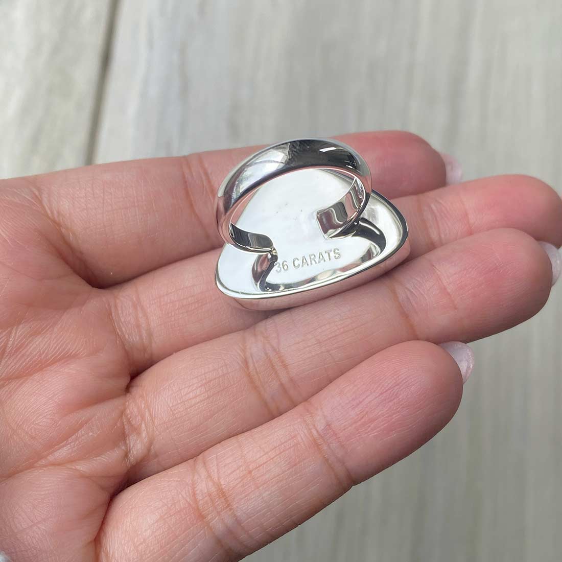 Larimar Adjustable Ring-(LBS-R-7.)