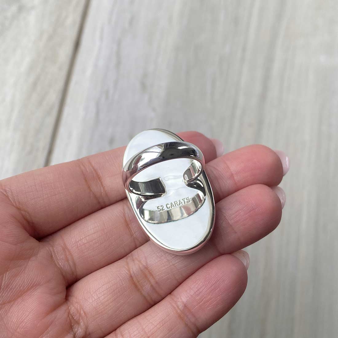 Larimar Adjustable Ring-(LBS-R-70.)