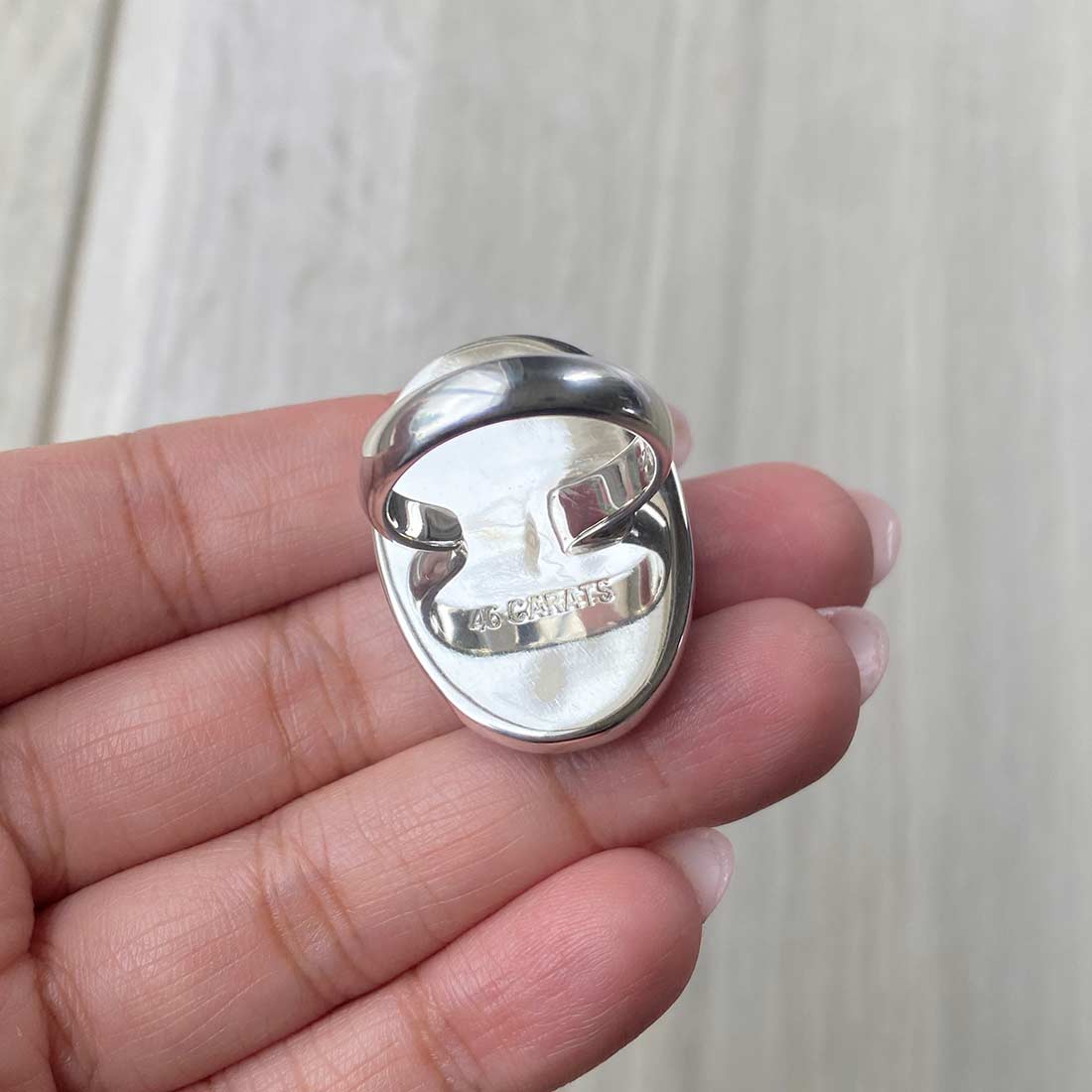 Larimar Adjustable Ring-(LBS-R-73.)