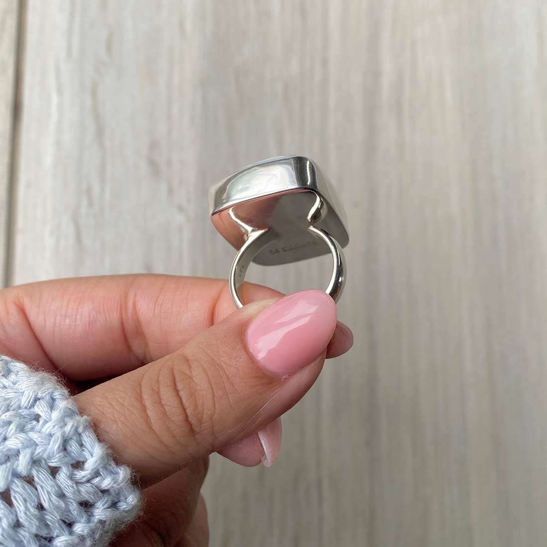 Larimar Adjustable Ring-(LBS-R-8.)