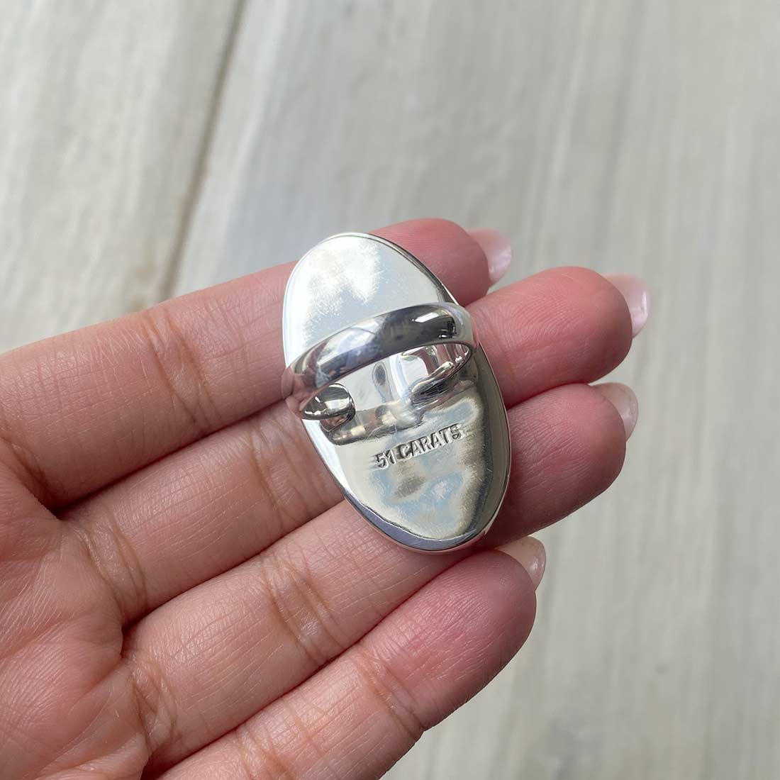 Larimar Adjustable Ring-(LBS-R-84.)