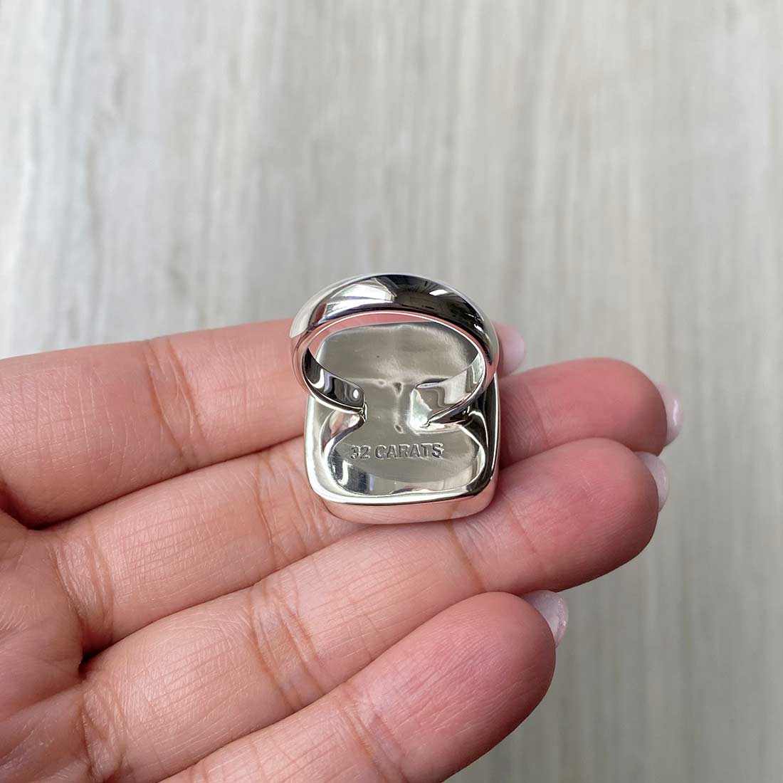 Larimar Adjustable Ring-(LBS-R-9.)