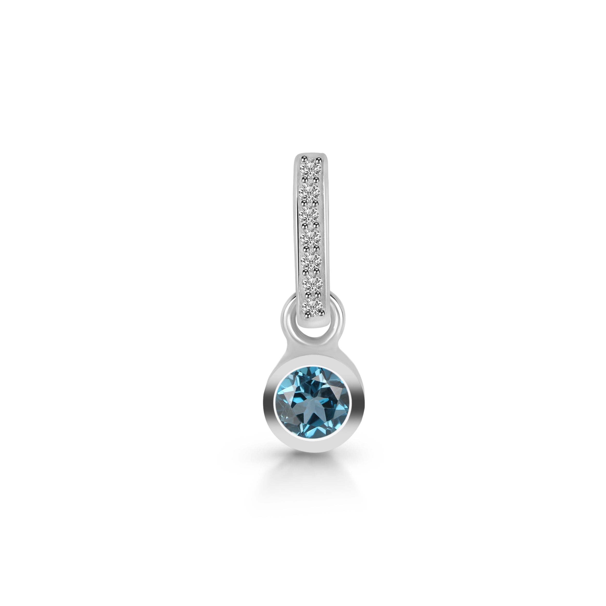 London Blue Topaz Pendant-( LBTZ-SP-999B )
