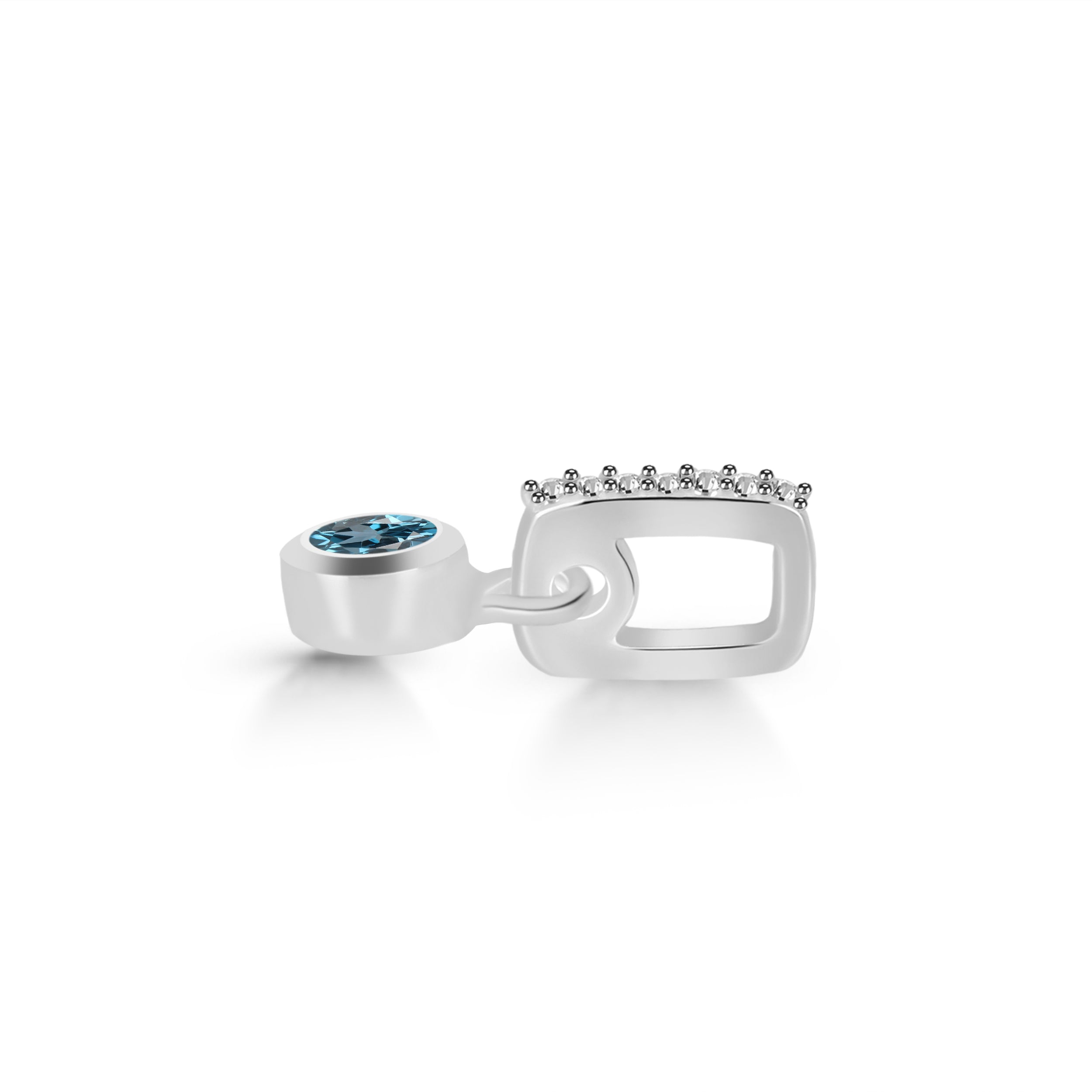 London Blue Topaz Pendant-( LBTZ-SP-999B )