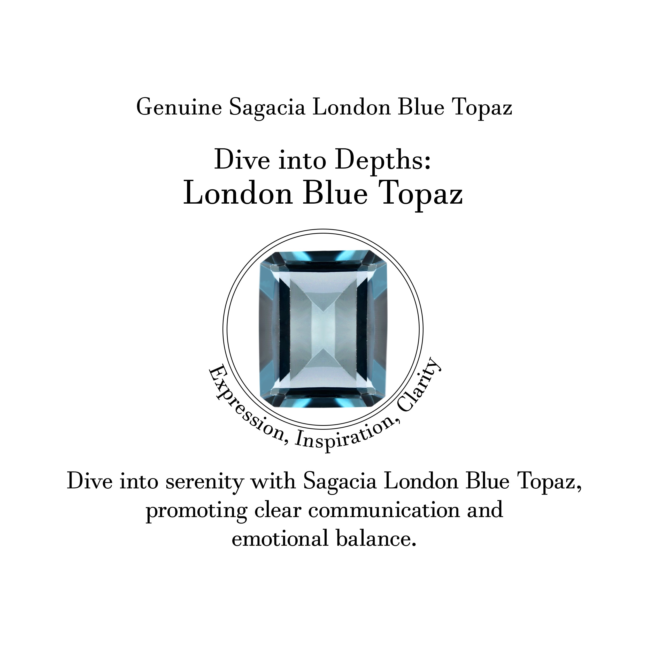 London Blue Topaz Ring-(LBTZ-SR-246.)